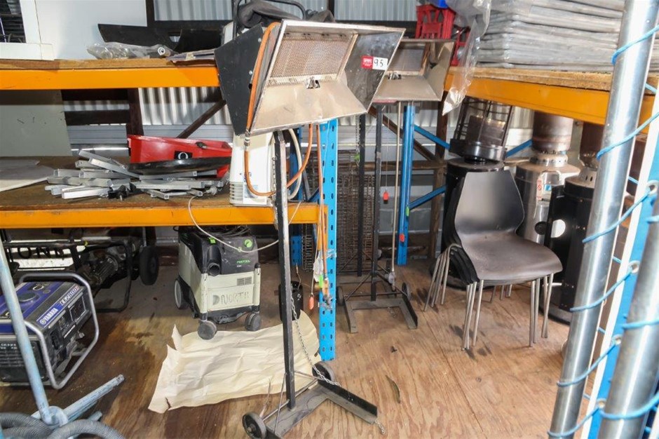 Celmec Heat Ray Outdoor Gas Patio Heater x3 Heaters