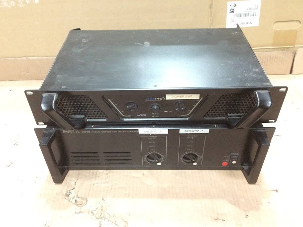 Inter-M PA-2312&Australian Monitor Ampro XA1000 Power Amplifier (Lot of 2)