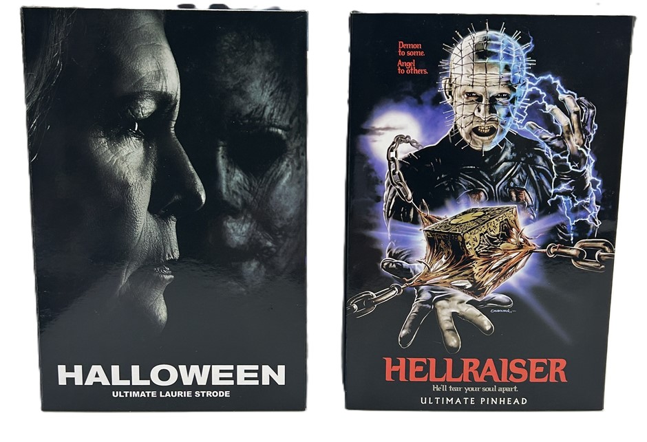 2x Neca "Halloween & Hellraiser" Figurines