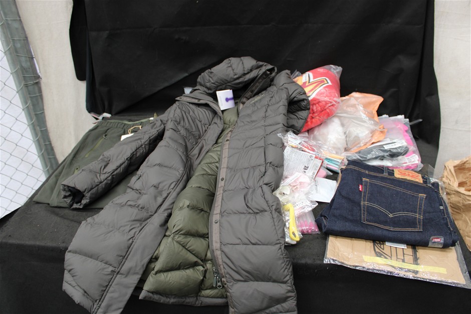 Quantity of Assorted Clothing and Travel Accessories