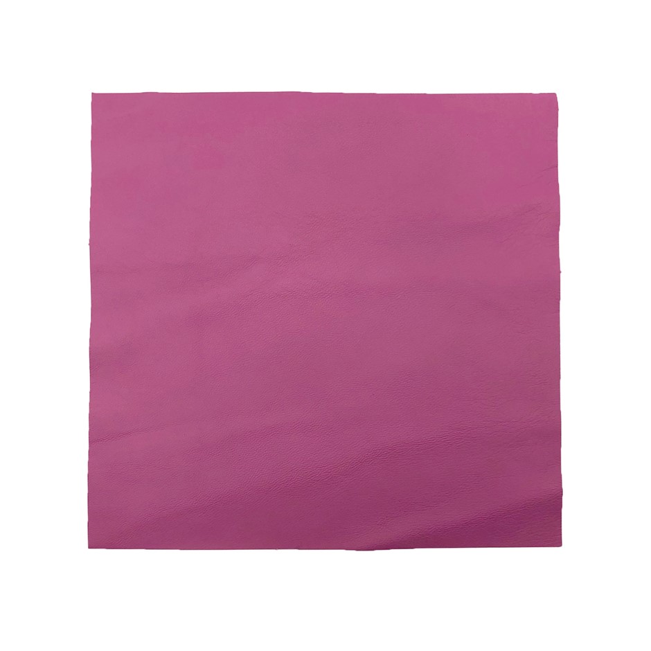 25cm x 25cm AAA Top Grade Pink Nappa Lambskin Piece, Remnant Skin, Crafts