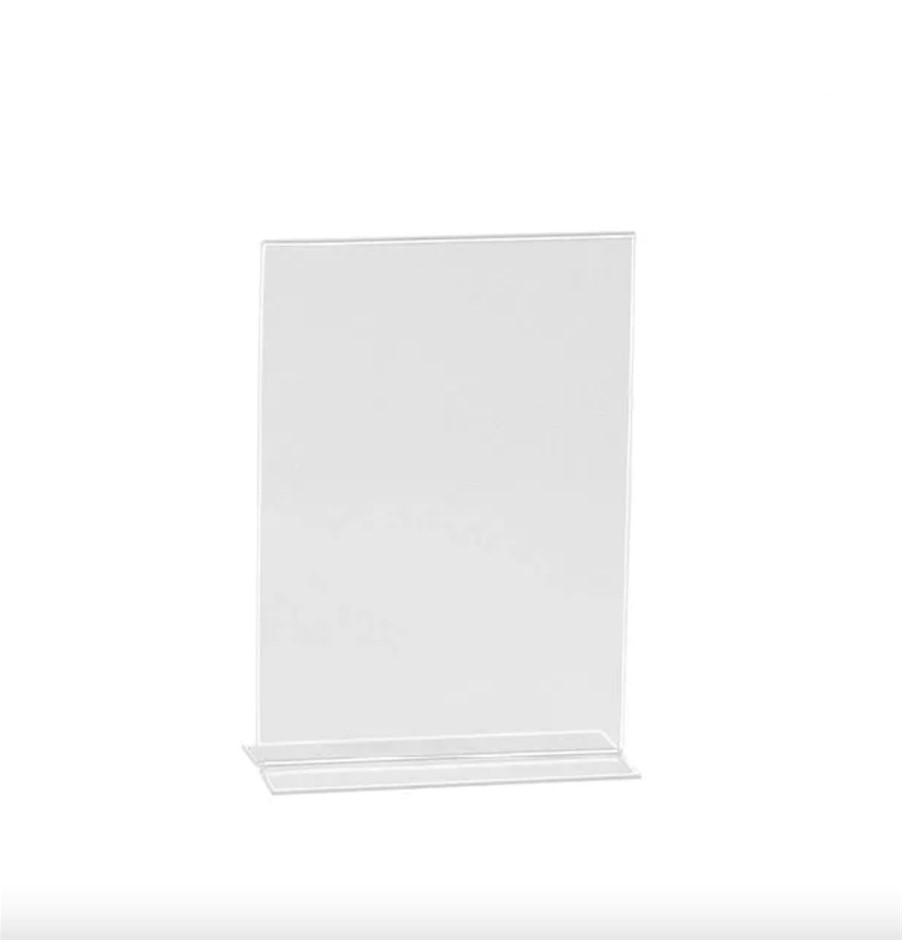 A4 Acrylic Dispay Card Holders , double sided, 20 in Total, Portrait 30cm h