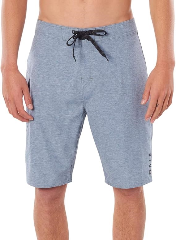 RIP CURL Men's Dawn Patrol Boardshort, 21" Outseam, Navy Heather, Size 32.
