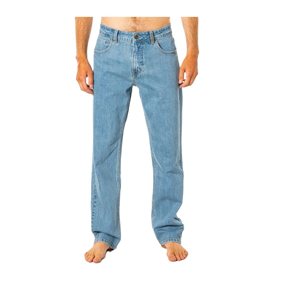 RIP CURL Men's Classic Surf Denim Pants, Size 28, Salt Blue. RRP: $109.99.