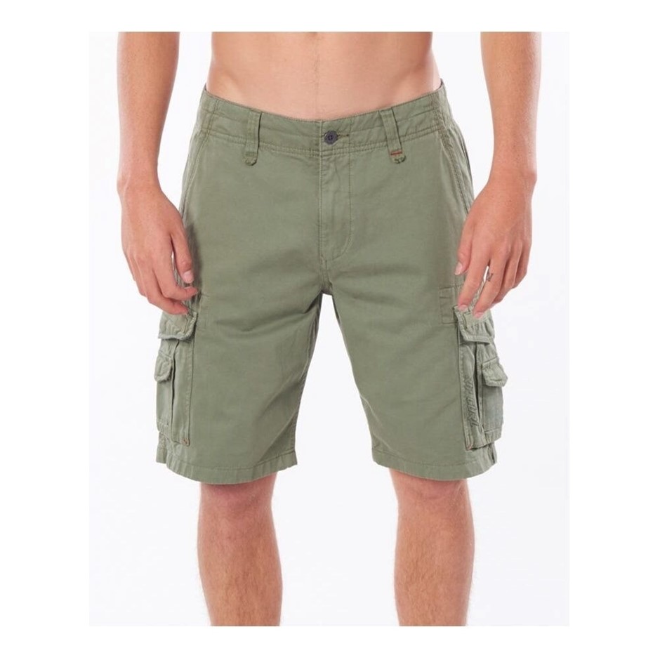 RIP CURL Men's Classic Surf Trail Cargo Shorts, Size 34, Mild Green. RRP: $
