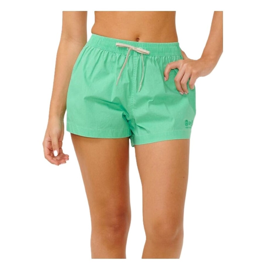 RIP CURL Women's Classic Everyday 3" Boardshort, Size M, Green. RRP: $69.99