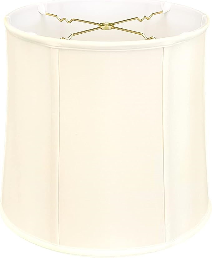 Royal Designs Basic Drum Lamp Shade, Eggshell, 13 x 14 x 14 (BS-719-14EG)
