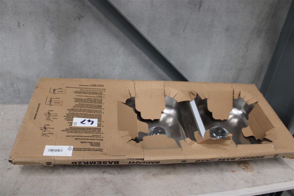 Radiant Base MK2D Stainless Steel Double Sink
