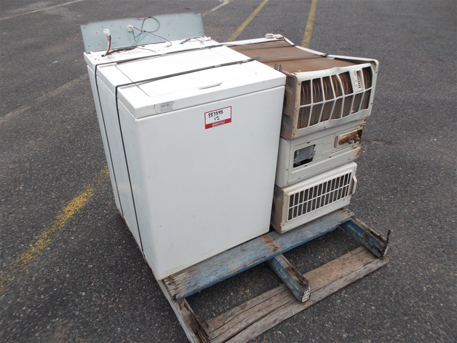 Ex Mine Site salvage outdoor air conditioning units x3 & dryer