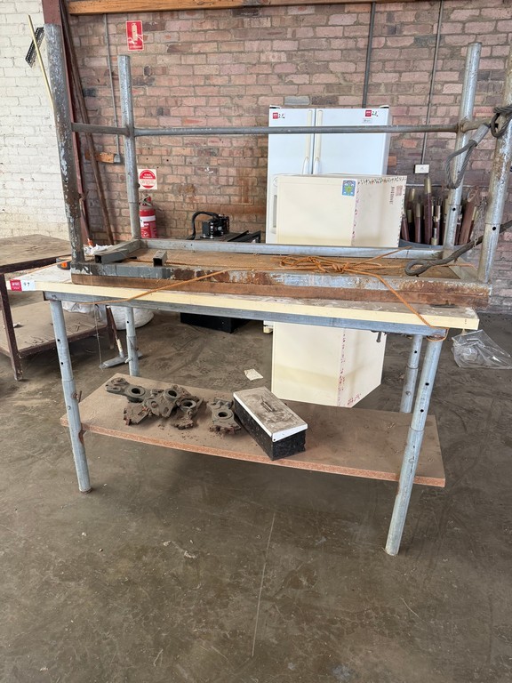 Metal Workbenches with Lam Tops x 2