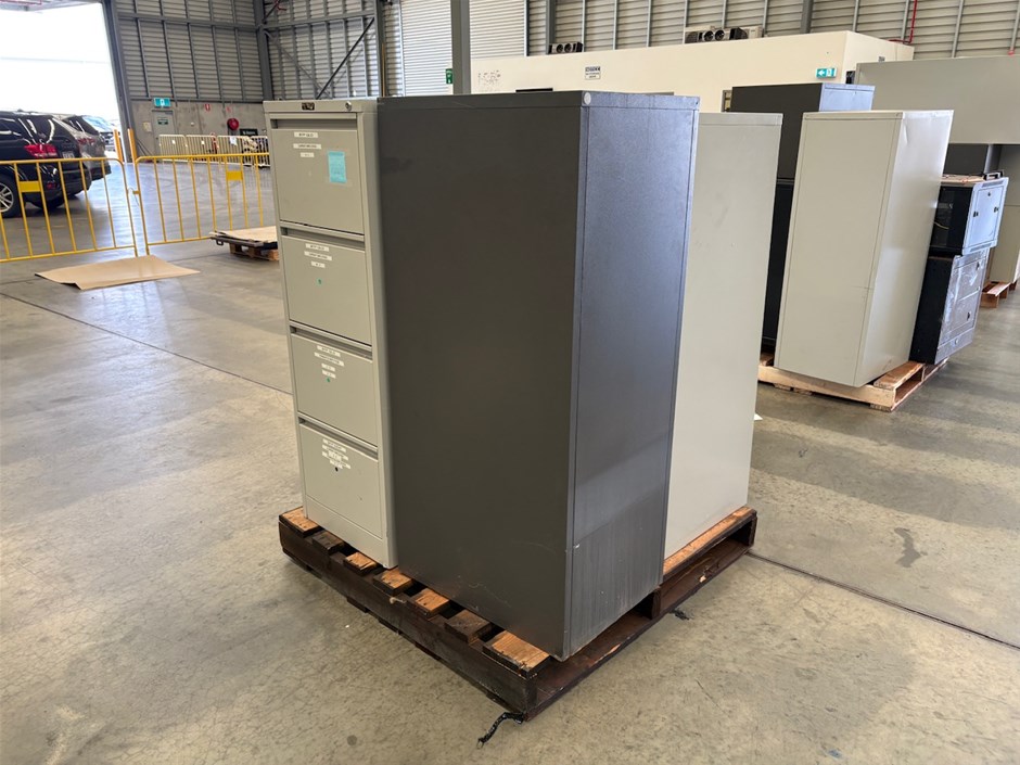 <p>Filing Cabinets x4 on pallet</p>