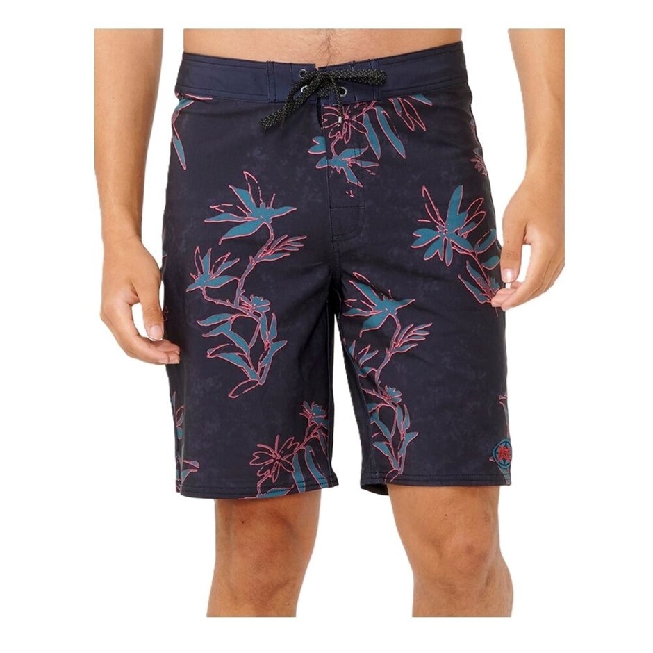 RIP CURL Men's Mirage Heritage Diamond 20" Boardshorts, Size 34, Black. RRP