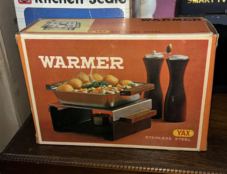 Vintage Yax Stainless Steel Food Warmer