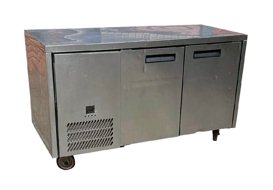 Williams style 2 door underbar stainless steel fridge