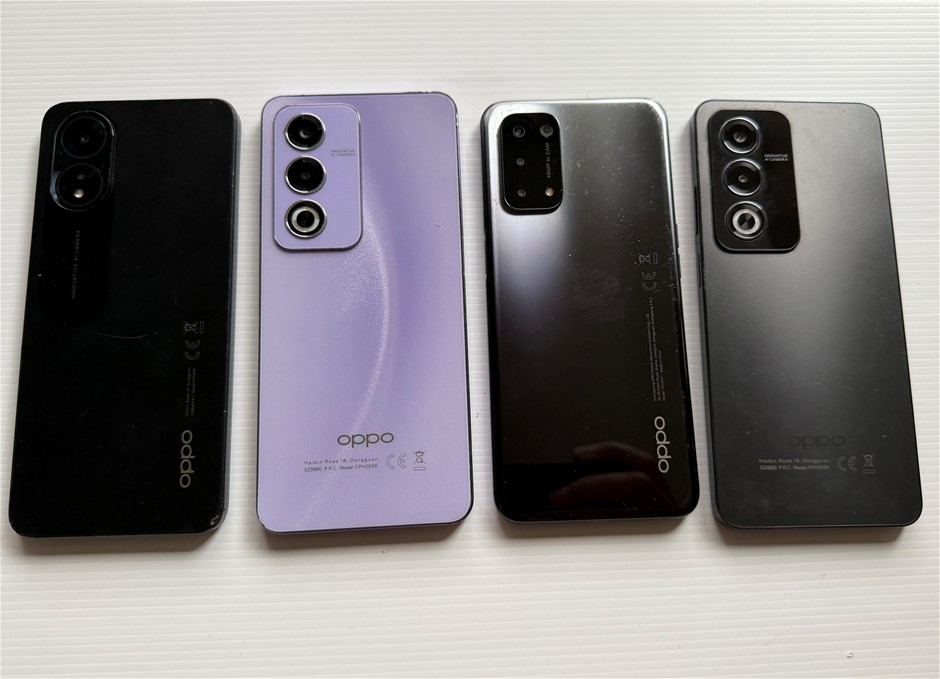Oppo A80 256Gb / A74 128Gb / A18 128Gb - For Parts (Lot of 4)