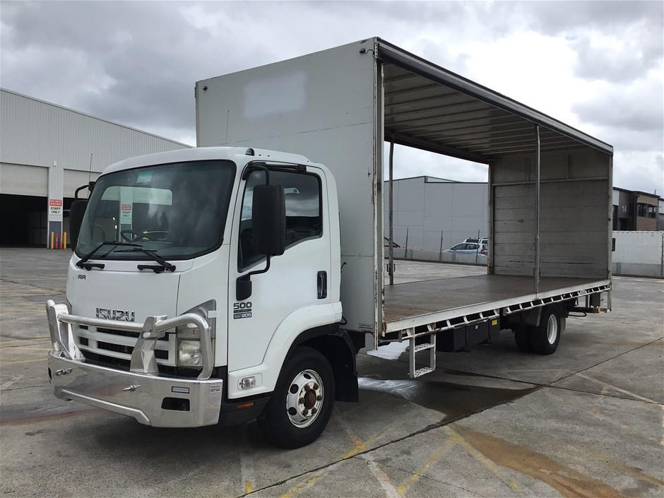 2011 Isuzu  FRR 500 X-Long Sitec 205 Series III 4 x 2 Curtainsider Truck