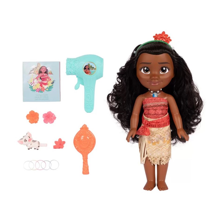 DISNEY Princess Large Doll and Hair Play Set Assortment, Moana. N.B: Damage