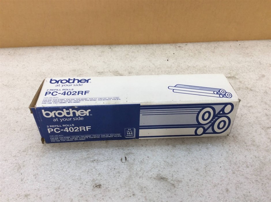 Brother PC-402RF Fax Ribbon Refill Rolls - New