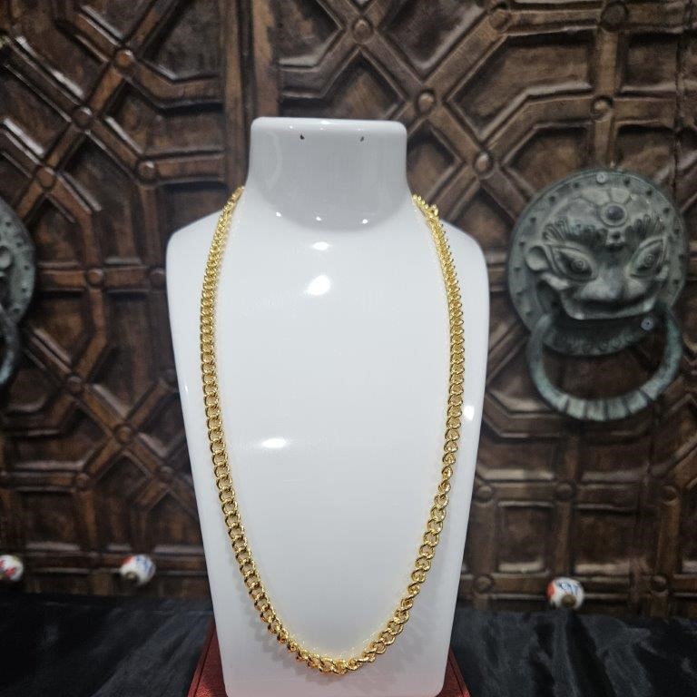 18KGold-filled/Italy Stamped Yellow Gold Filled Chain -50CM-4MM