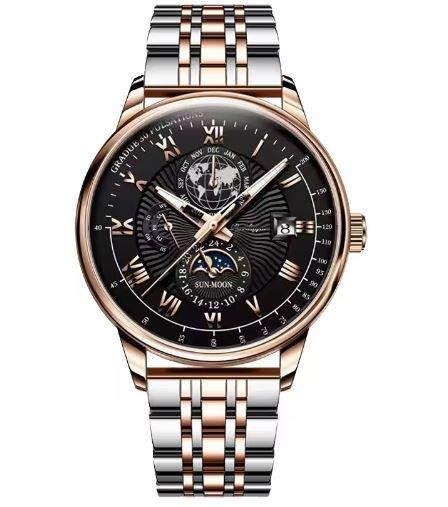 High Quality Simulated Diamond Men's Quartz Watch