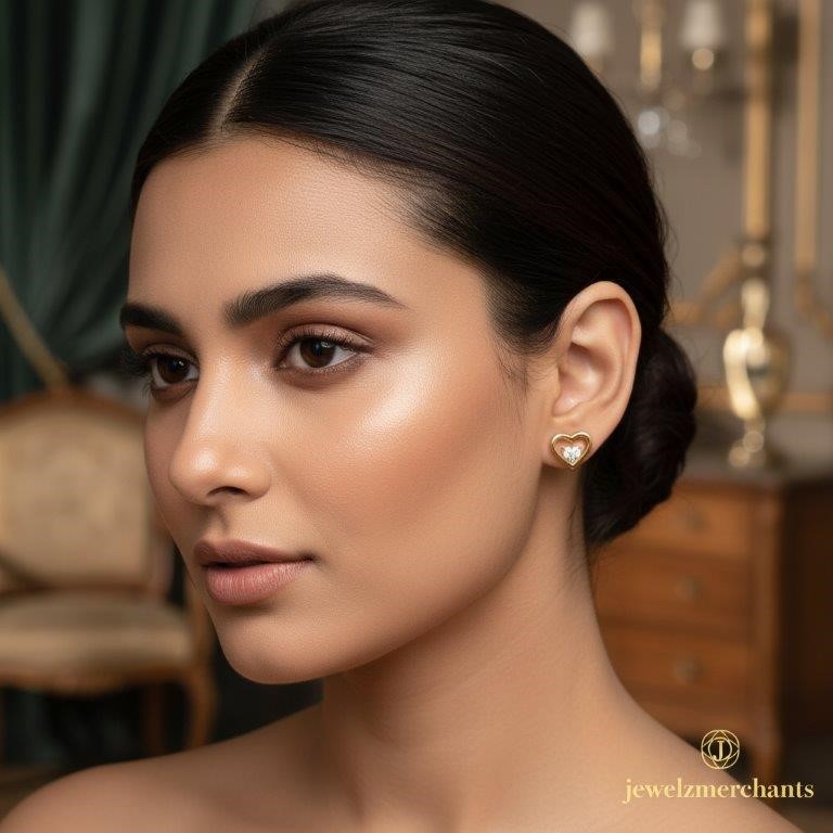 22K/Italy Gold Filled Earring -(stamped 22K/Italy)-Warranty Quality