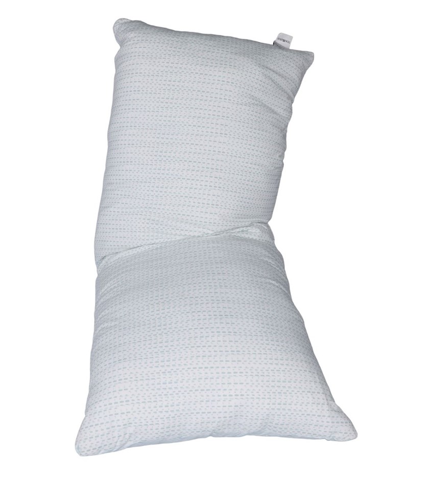 CASUAL LIVING Cooling Body Pillow, Dotted Stripe Green Mist.