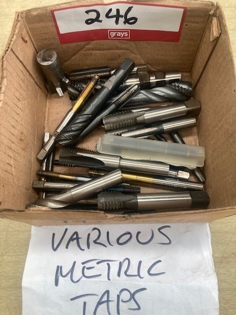 Metric Taps Various Sizes