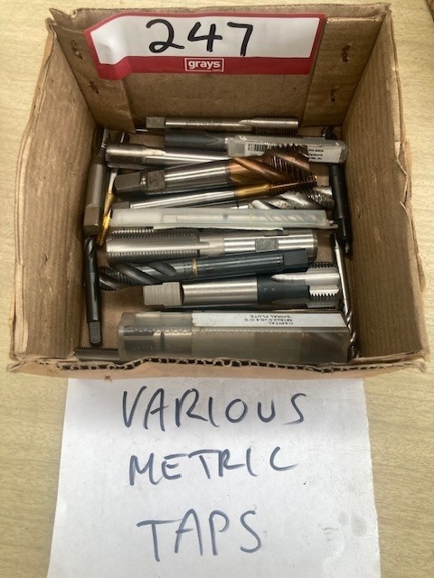 Metric Taps Various Sizes