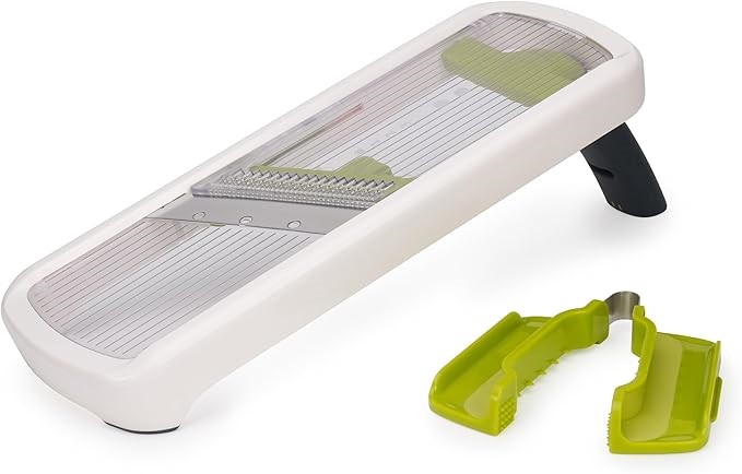 JOSEPH JOSEPH Multi-Grip Kitchen Mandoline, Adjustable Fruit and Vegetable