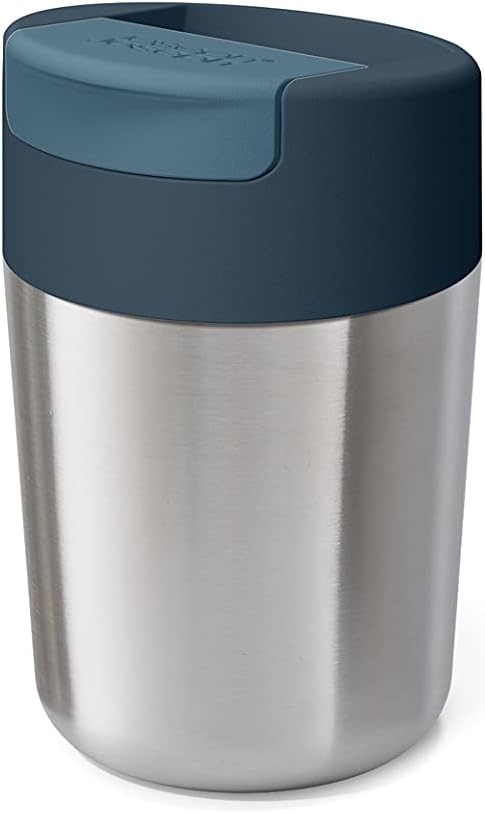JOSEPH JOSEPH Sipp Steel Stainless-steel Travel Mug With Flip-top Cap, 340