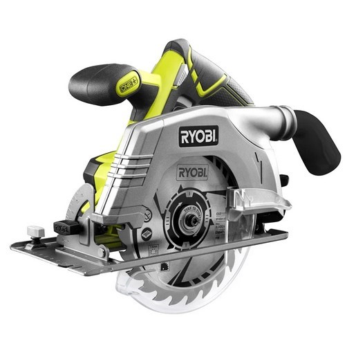 RYOBI 18V 165mm Circular Saw c/w 1 x Blades and Fence. Skin Only. N.B. Not