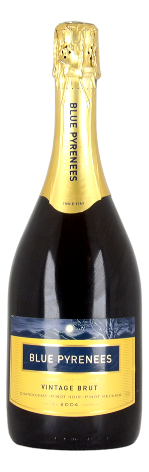 Blue Pyrenees Vintage Brut 2004 (1x 750mL), Champagne.