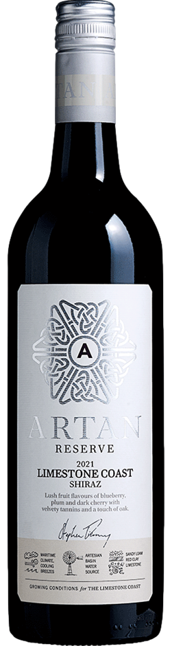 Artan Reserve Shiraz 2021 Export Label (12x 750mL) SA