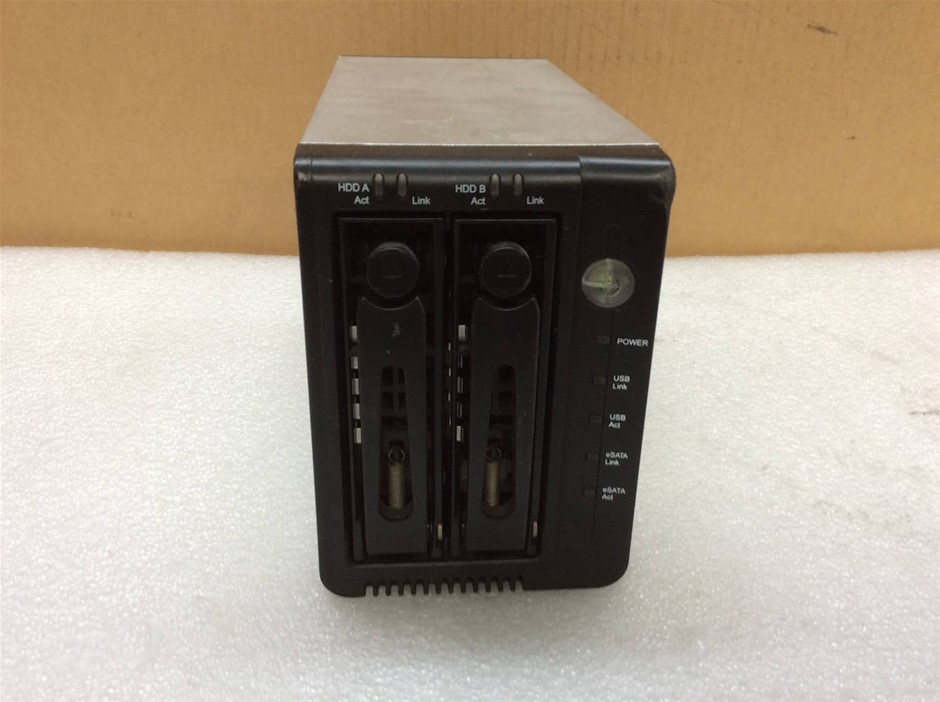 StarTech InfoSafe 3.5" Dual SATA RAID External Hard Drive Enclosure