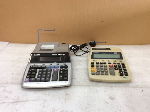 Canon MP121-DH&MP20DH III Printing Calculator (Lot of 2)