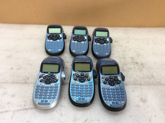 DYMO LetraTag Mixed Model Handheld Label Printers (Lot of 6)