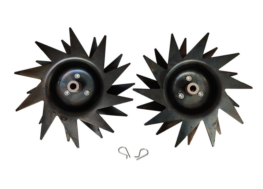 MANTIS Tiller Aerator Attachment, Black. Model 4222.