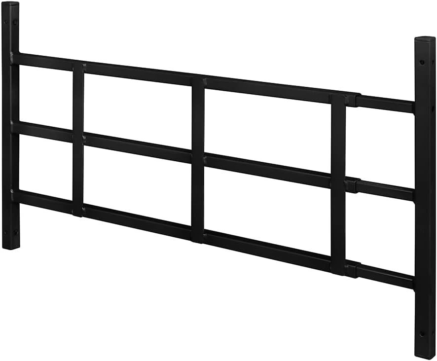 SEGAL 16" Carbon Steel, Black, Fixed 3-Bar Window Grill, 15-1/4 in.H x 23-1
