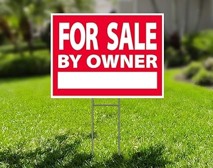 Headline Sign 4728 Yard, for Sale by Owner, 18-Inch by 24-Inch