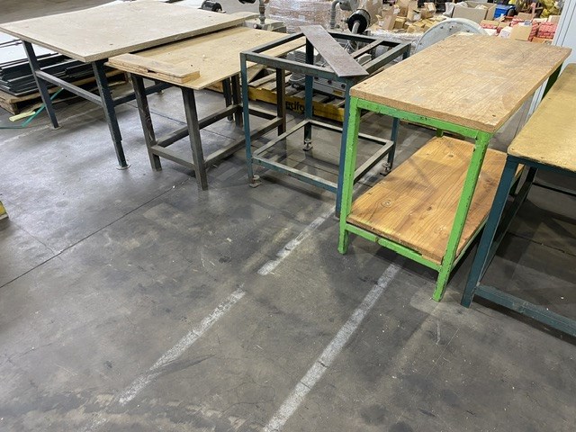 <p>Assorted Workbenches x8</p>