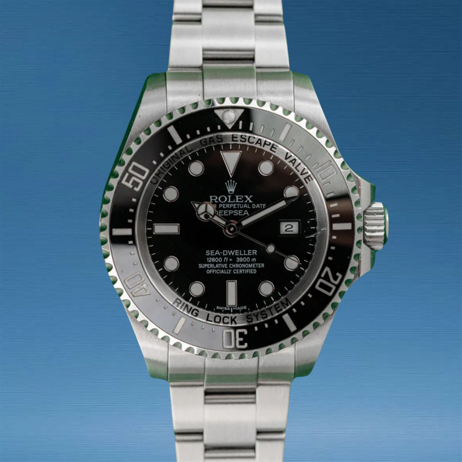 Rolex Sea-Dweller Deepsea 116660 Stainless Steel Black Dial BxP & COA