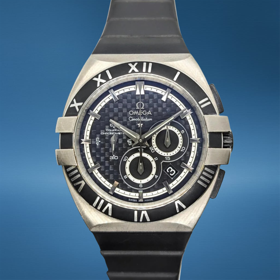 Omega 121.92.41.50.01.001 Constellation Double Eagle 41mm 2008 BxP & COA