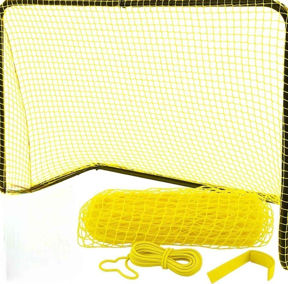 PARK & SUN Nylon Slip Net Bungee Net, Replacement Goal Netting, Yellow (54"