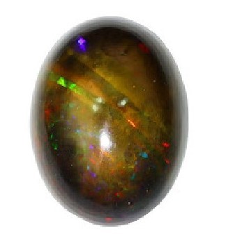11.49 Carat black oval shape Ethiopian Opal USD 1,723.50