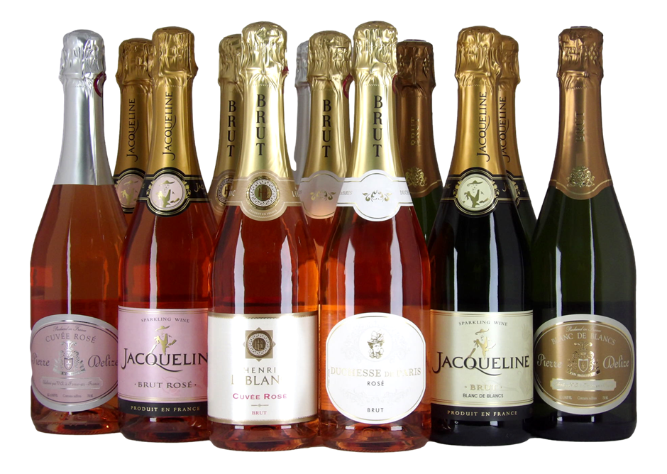 Mixed French Bubbles Pack #7, (12x 750mL