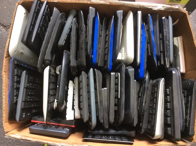 HP/Logitech/Microsoft Mixed Brand and Model Keyboards (Lot of 50)