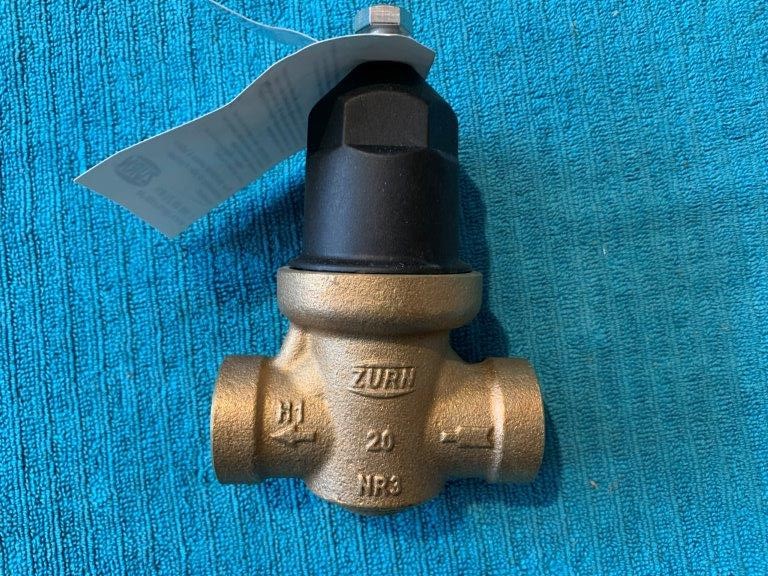 New in Box Zurn Pressure Reducing Valve - Qty 1