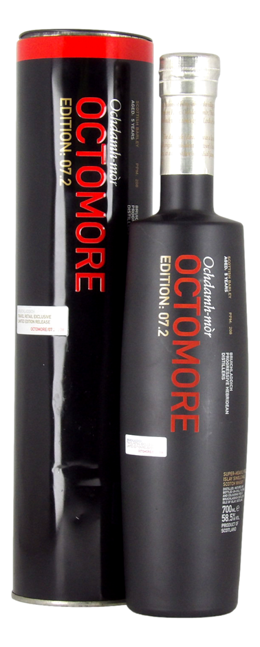 Bruichladdich Octomore 7.2 Islay Single Malt Scotch Whisky (1x 700mL) Scotl