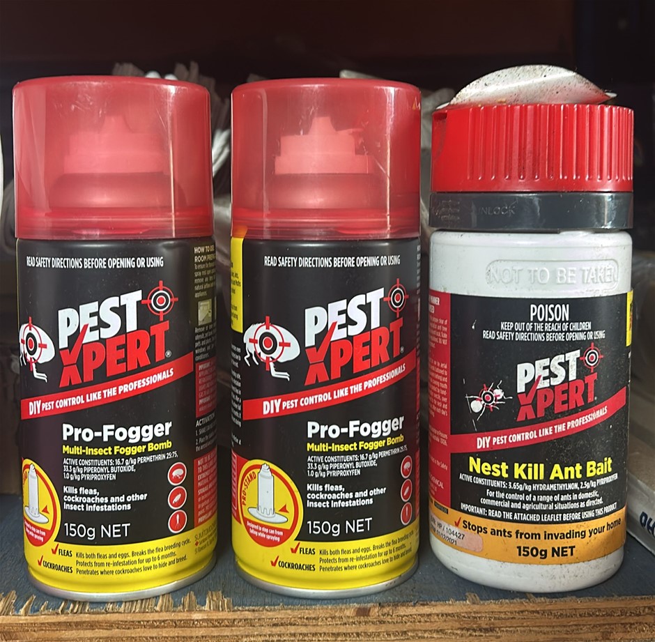 3x PEST XPERT Pest Control Products