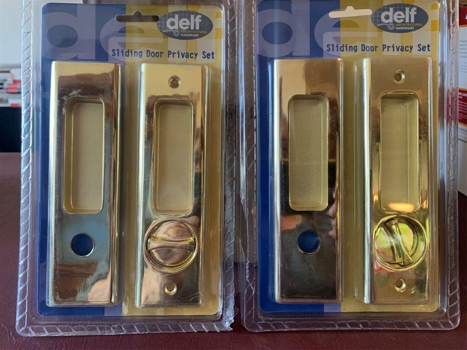 New in Packaging Delf Sliding Door Privacy Sets - Qty 5